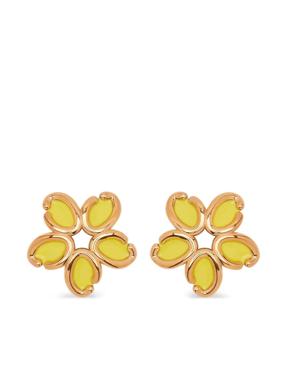 Эмалированные серьги Oscar de la Renta, желтый
Эмалированные серьги Oscar de la Renta, желтый