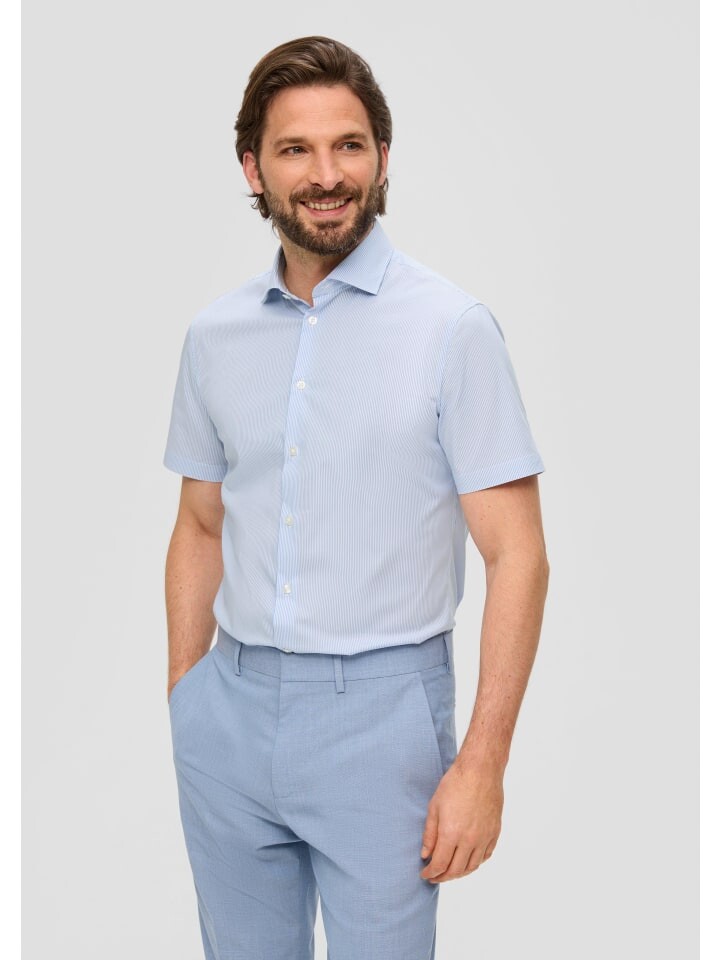 Рубашка sOliver BLACK LABEL kurzarm, синий
Рубашка sOliver BLACK LABEL kurzarm, синий