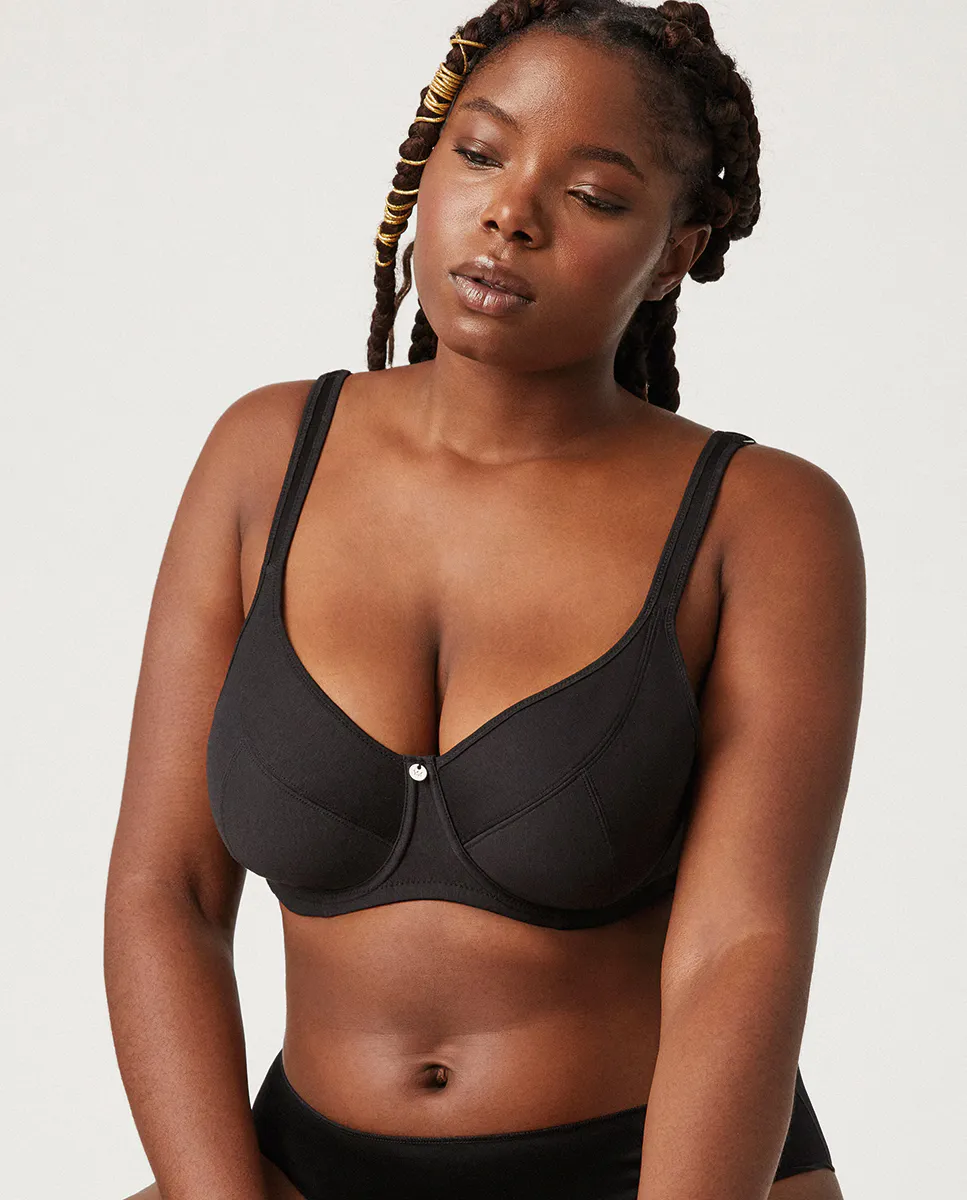 Бюстгальтер на косточках с усиленной спинкой Ysabel Mora, черный
Бюстгальтер на косточках с усиленной спинкой Ysabel Mora, черный