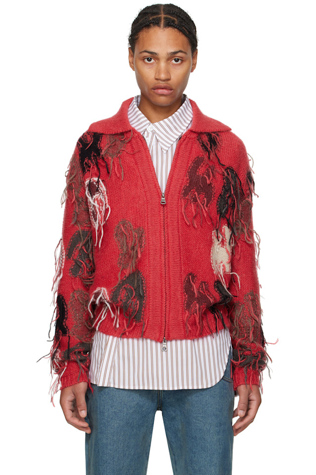 Свитер с интарсией в радугу Andersson Bell, красный
Свитер с интарсией в радугу Andersson Bell, красный