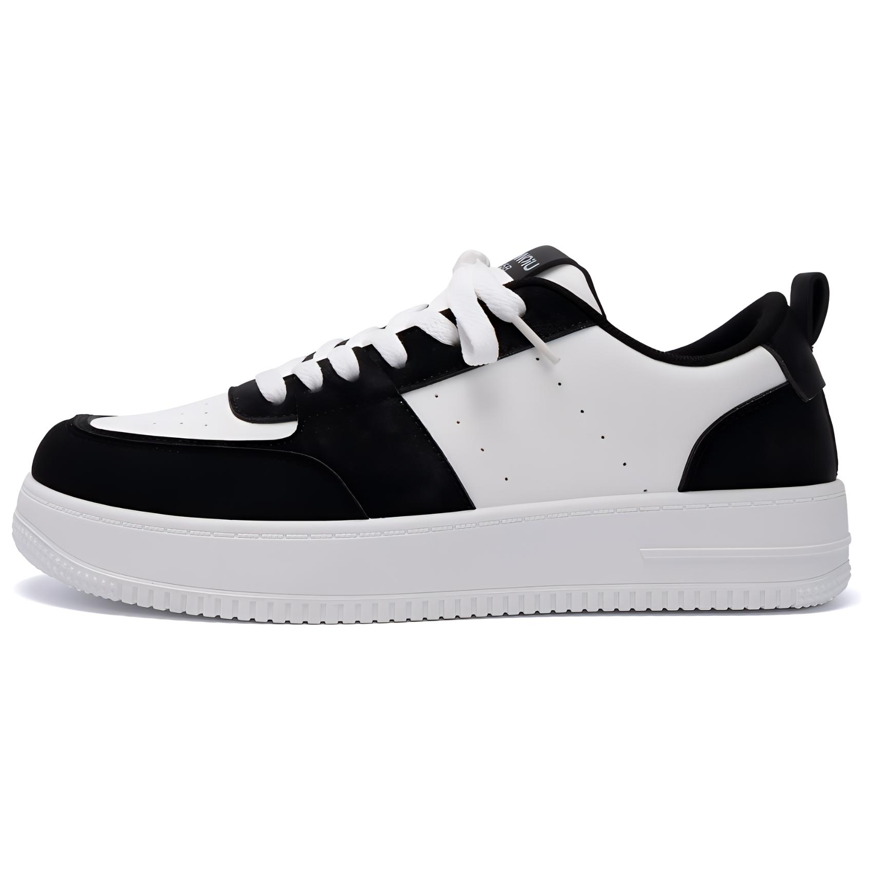 Скользоустойчивые, износостойкие и сбалансированные низкие скейтерские кроссовки мужские бело-черные HUANQIU
Скользоустойчивые, износостойкие и сбалансированные низкие скейтерские кроссовки мужские бело-черные HUANQIU