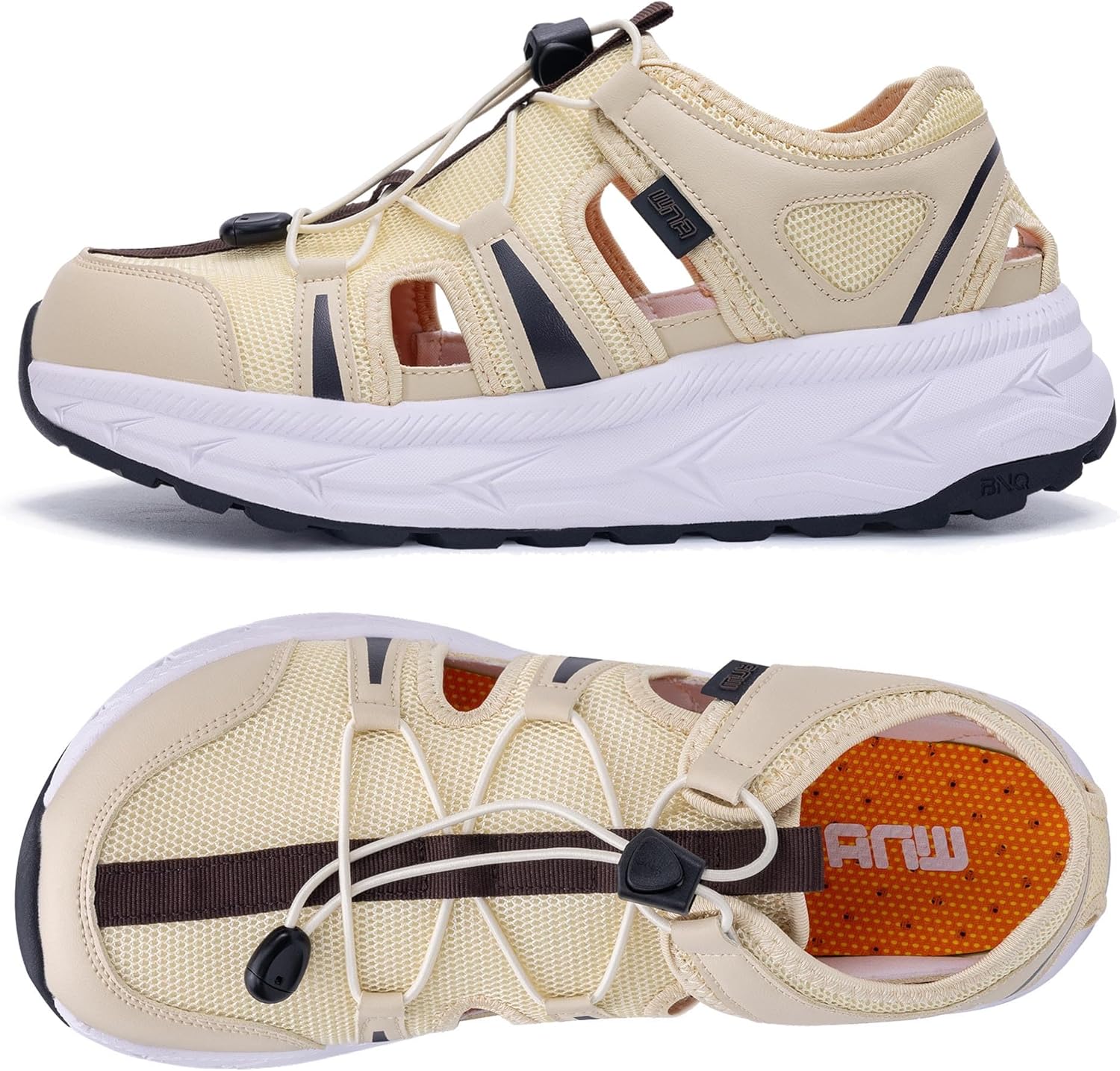 Мужские туристические кроссовки широкого размера, с закрытым носком, нескользящие, спортивные сандалии, кроссовки для тенниса, повседневные удобные обувь для ходьбы, размеры US 8-13 Ahusir, бежевый
Мужские туристические кроссовки широкого размера, с закрытым носком, нескользящие, спортивные сандалии, кроссовки для тенниса, повседневные удобные обувь для ходьбы, размеры US 8-13 Ahusir, бежевый