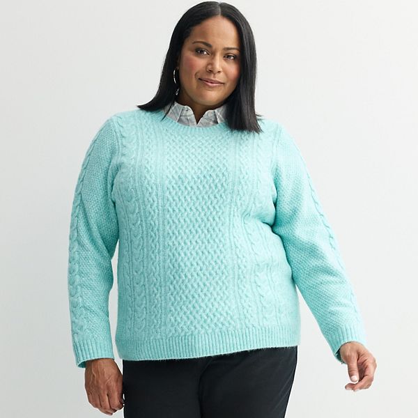 Уютный свитер Plus size Croft & Barrow, Crystal Heather
Уютный свитер Plus size Croft & Barrow, Crystal Heather