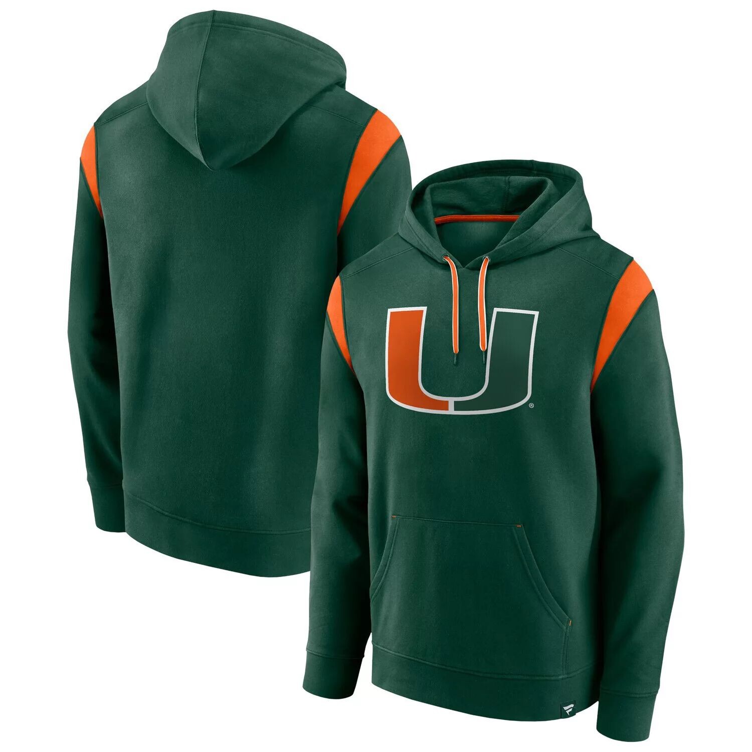 Мужской зеленый пуловер с капюшоном Miami Hurricanes Gym Rat с логотипом Fanatics
Мужской зеленый пуловер с капюшоном Miami Hurricanes Gym Rat с логотипом Fanatics