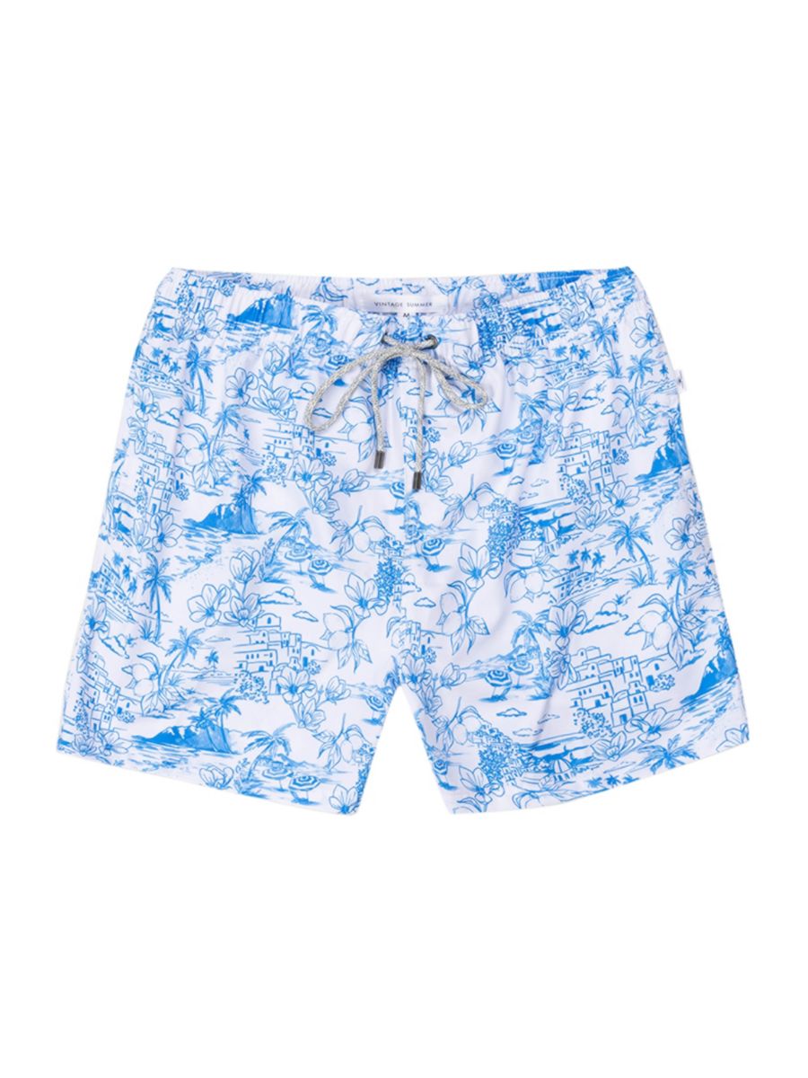 Плавки-шорты для волейбола, растягивающиеся в 4 стороны Vintage Summer, синий
Плавки-шорты для волейбола, растягивающиеся в 4 стороны Vintage Summer, синий