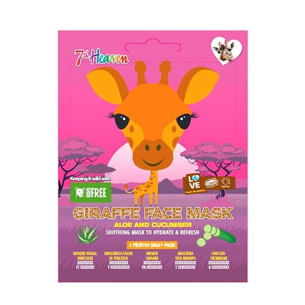 Маска для лица жирафа 1 шт Mountagne Jeunesse
Маска для лица жирафа 1 шт Mountagne Jeunesse