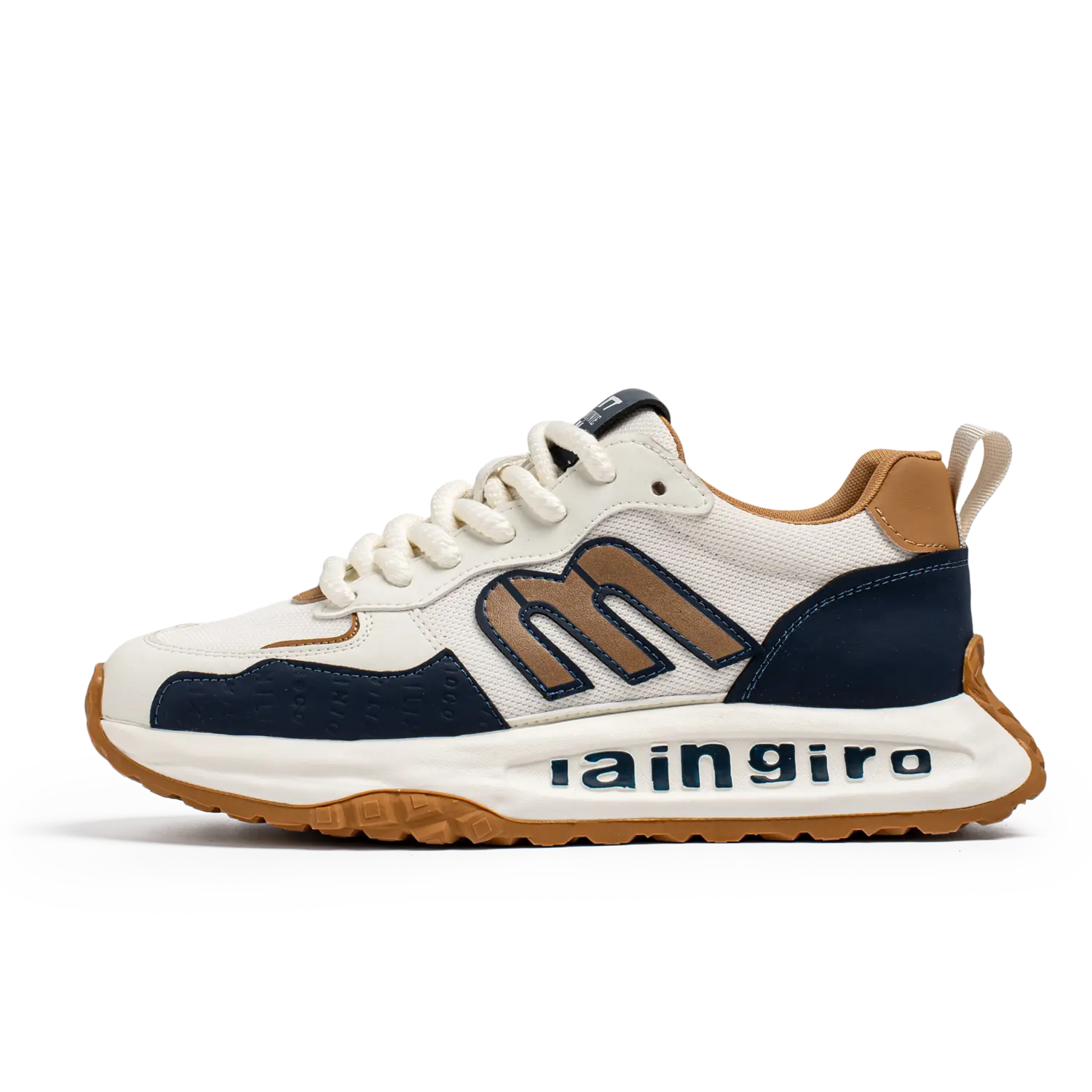 Qiandongmeili Низкие повседневные мужские туфли бело-коричневые, цвет White Brown
Qiandongmeili Низкие повседневные мужские туфли бело-коричневые, цвет White Brown