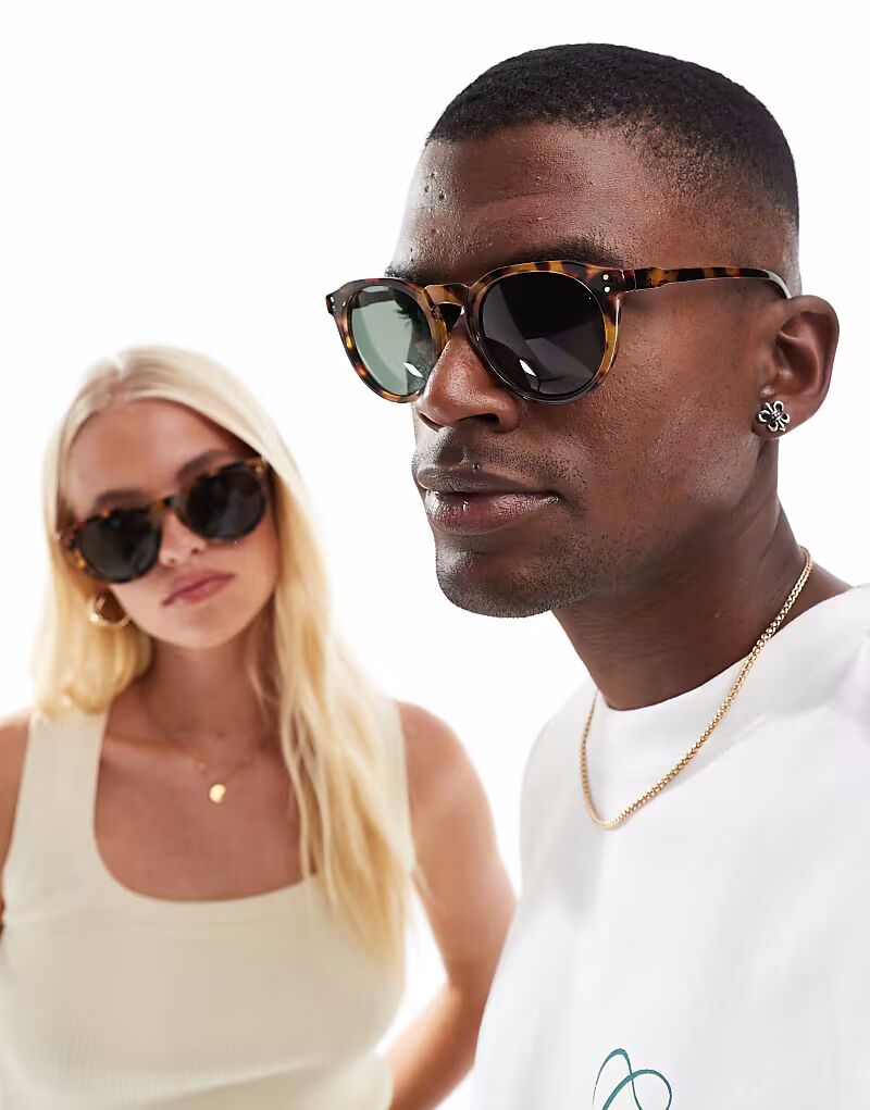 Круглые солнцезащитные очки Aire Nucleus с зелеными линзами в темно-черепаховом цвете
Круглые солнцезащитные очки Aire Nucleus с зелеными линзами в темно-черепаховом цвете