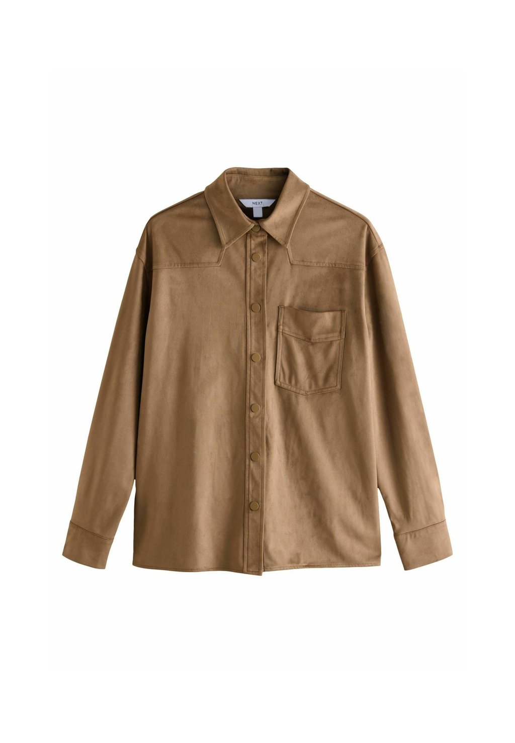 Рубашка Next, коричневый 
Рубашка Next, коричневый