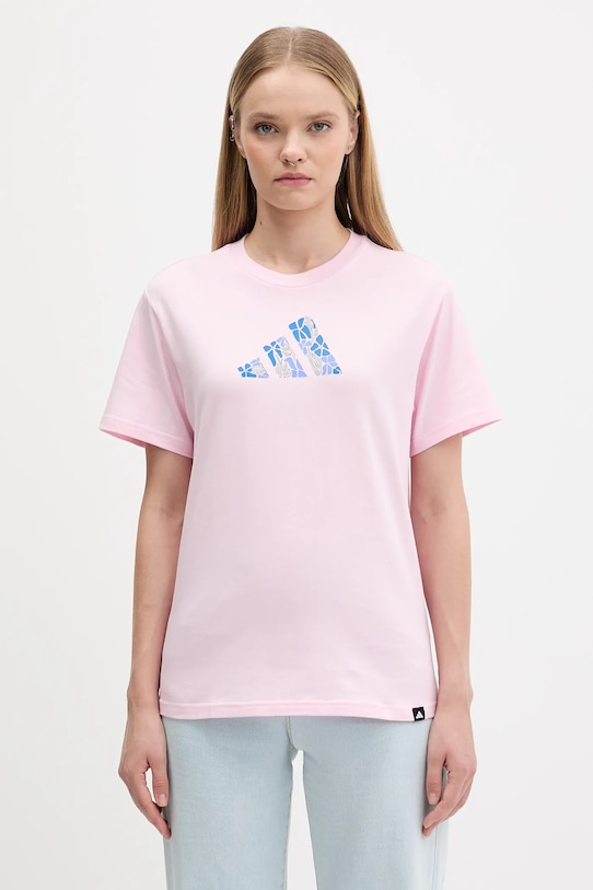 Хлопковая футболка Table Tee Adidas, розовый
Хлопковая футболка Table Tee Adidas, розовый