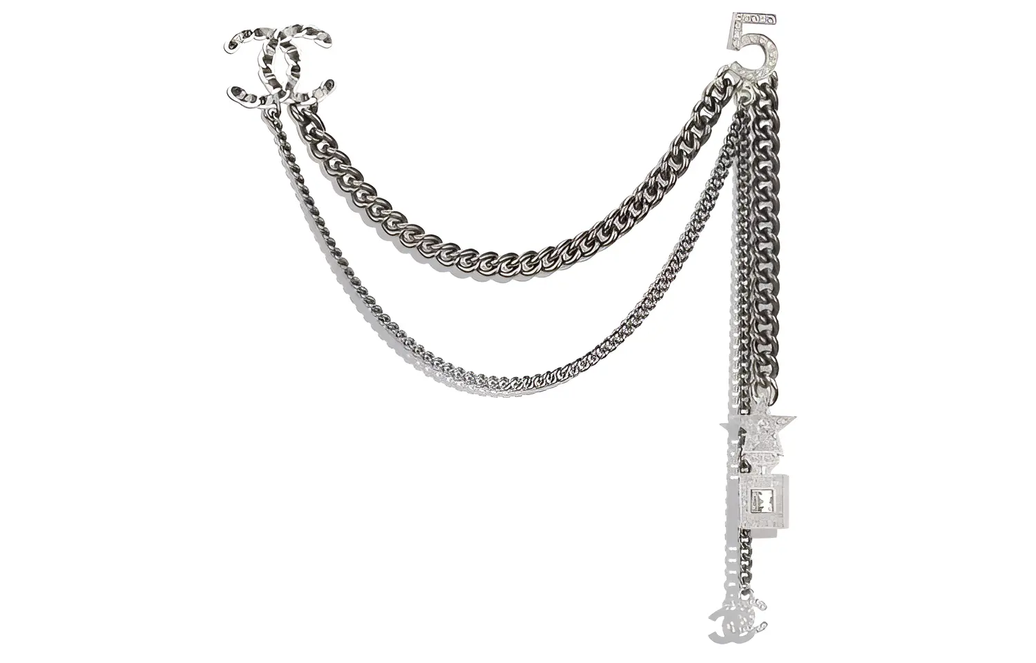 CHANEL Брошь женская серебряная
CHANEL Брошь женская серебряная