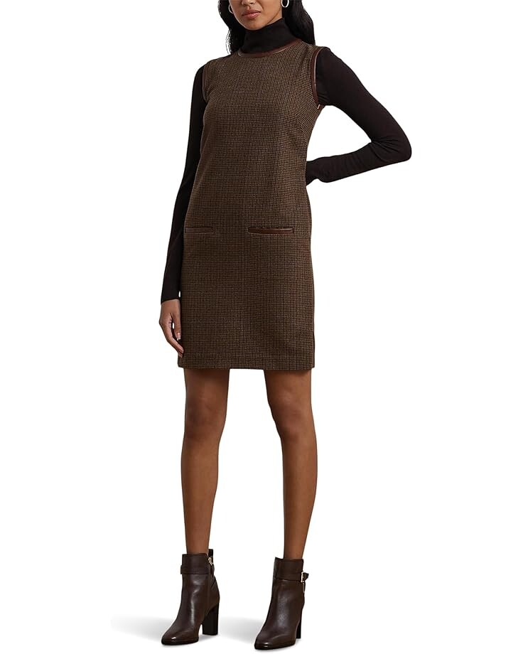 Платье Lauren Ralph Lauren Checked Wool-Blend Shift Dress, цвет Brown/Tan/Purple Multi
Платье Lauren Ralph Lauren Checked Wool-Blend Shift Dress, цвет Brown/Tan/Purple Multi