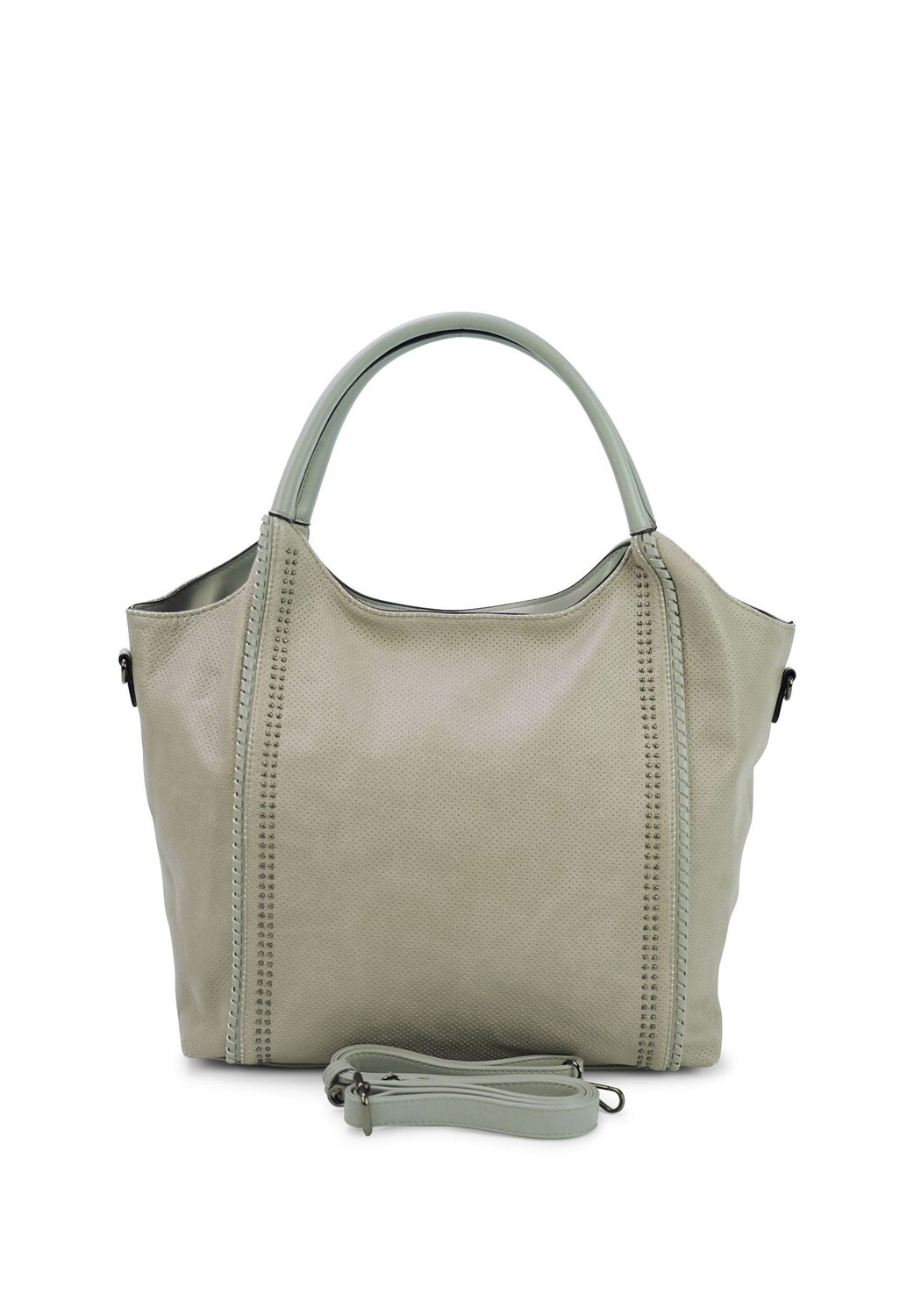 Сумочка KEEVA с изящными заклепками HARPA, цвет Moonshine Grey, Серый, Сумочка KEEVA с изящными заклепками HARPA, цвет Moonshine Grey 
Сумочка KEEVA с изящными заклепками HARPA, цвет Moonshine Grey, Серый, Сумочка KEEVA с изящными заклепками HARPA, цвет Moonshine Grey