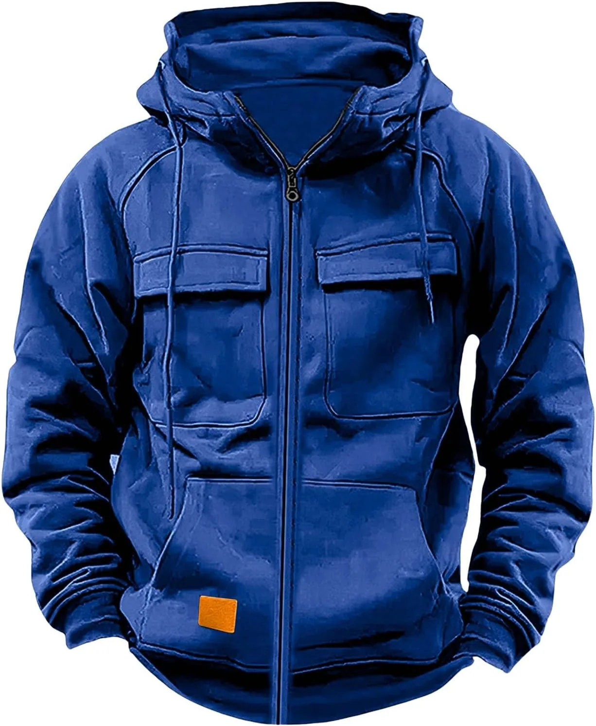 Мужской худи Casual Full Zip-Up с длинным рукавом и карманами
Мужской худи Casual Full Zip-Up с длинным рукавом и карманами