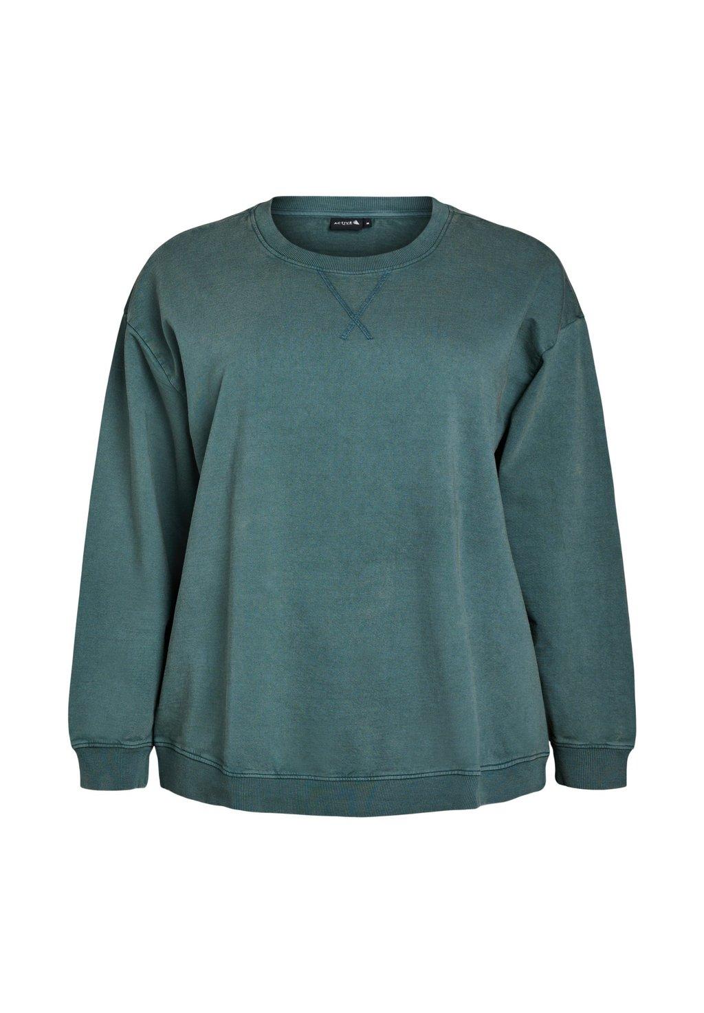 Толстовка LOCKERES IM GEWASCHENEN LOOK Active by Zizzi, зеленый
Толстовка LOCKERES IM GEWASCHENEN LOOK Active by Zizzi, зеленый