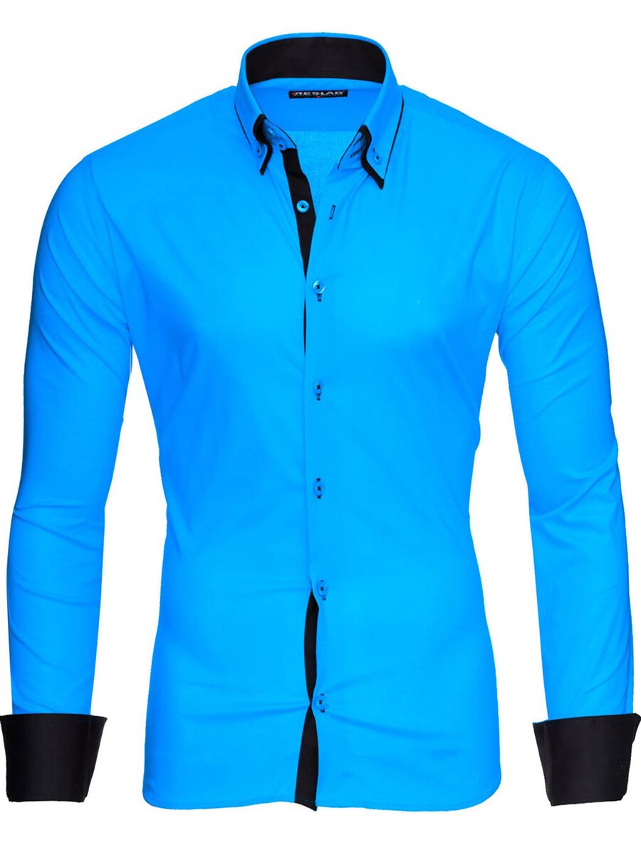 Рубашка Slim Fit на пуговицах Reslad RS7050, бирюзовый
Рубашка Slim Fit на пуговицах Reslad RS7050, бирюзовый