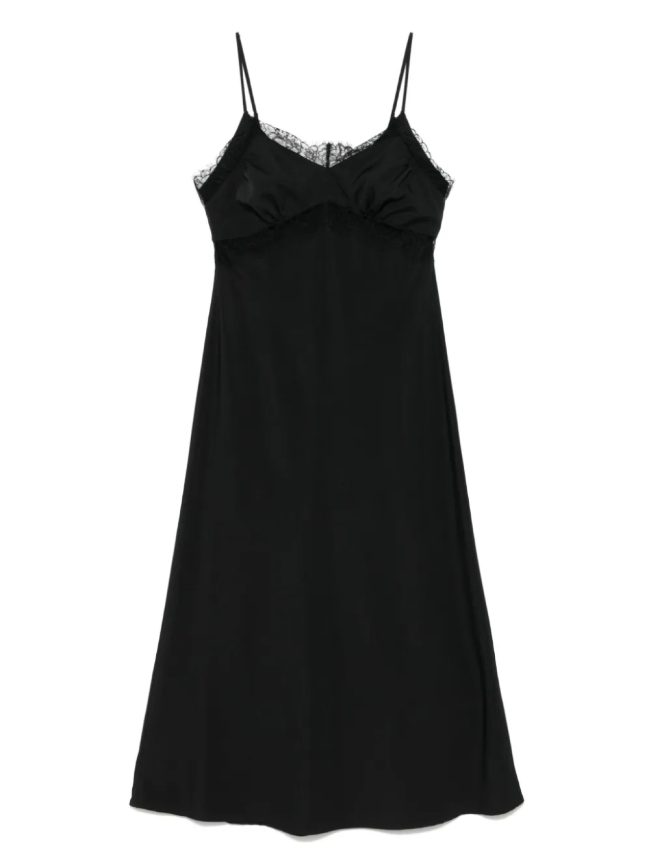 Платье миди с кружевной отделкой Vivetta, черный
Платье миди с кружевной отделкой Vivetta, черный