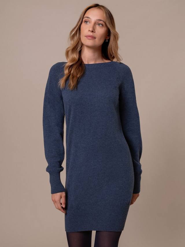 Шерстяное платье-мешок длиной до колена Celtic & Co., Denim
Шерстяное платье-мешок длиной до колена Celtic & Co., Denim