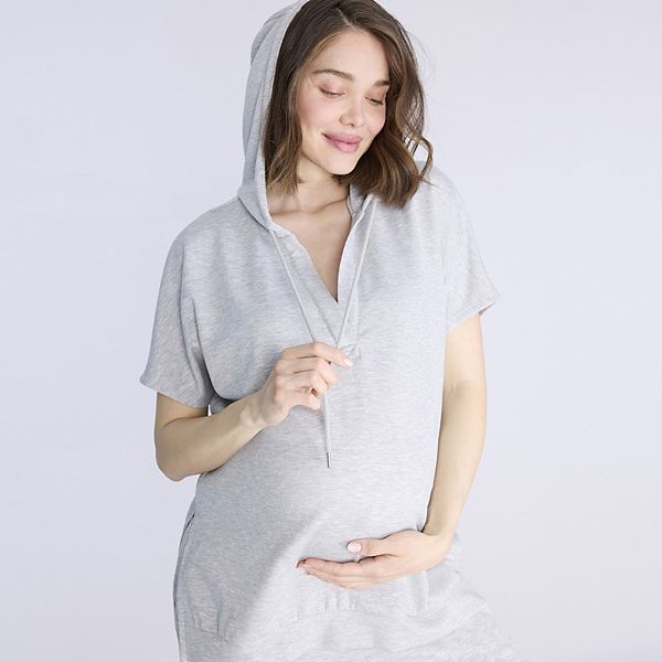 Блузка с коротким рукавом Henley для беременных Motherhood, Heather Grey
Блузка с коротким рукавом Henley для беременных Motherhood, Heather Grey