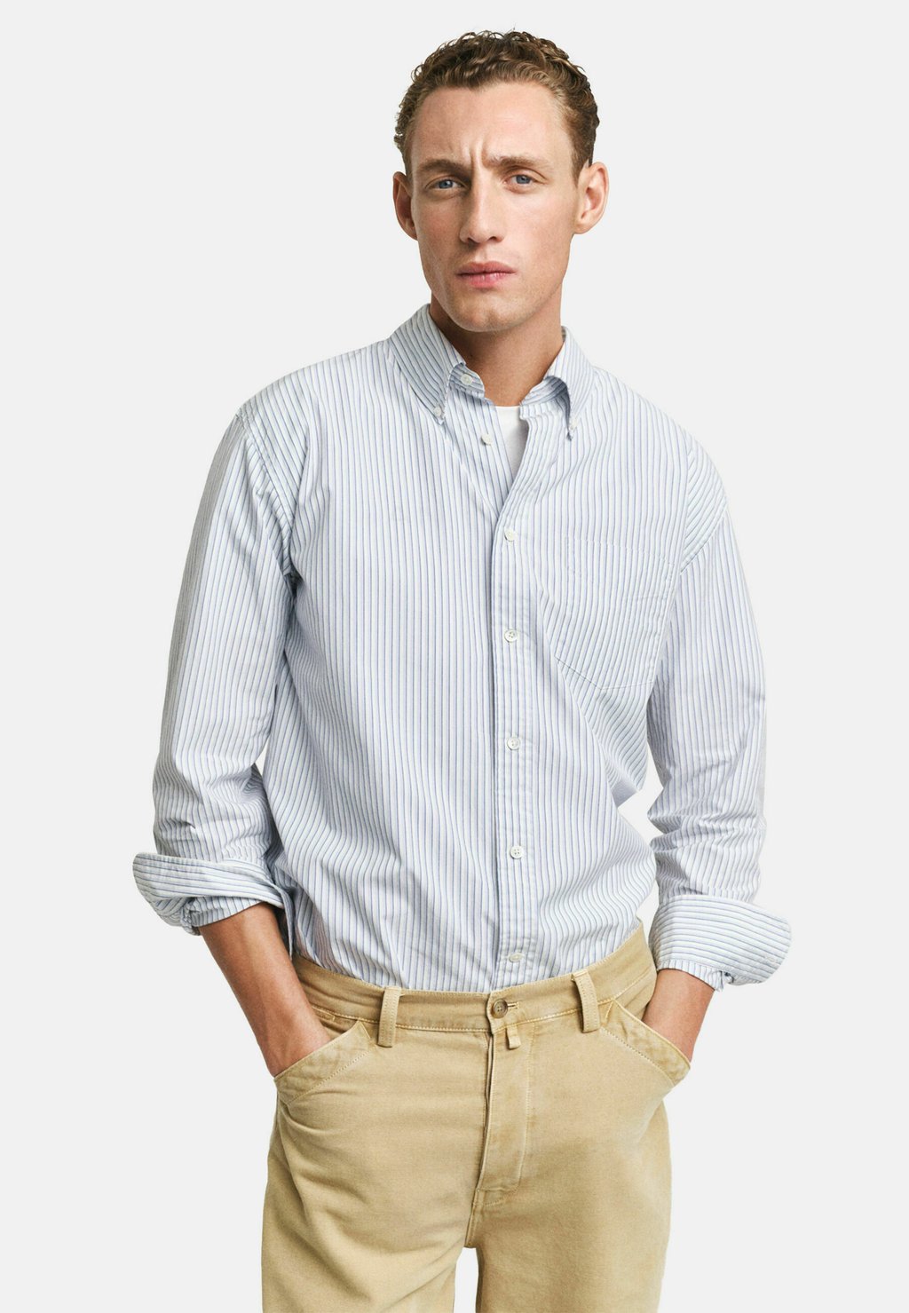 Рубашка RELAXED FIT HERITAGE STRIPED GANT, синий
Рубашка RELAXED FIT HERITAGE STRIPED GANT, синий