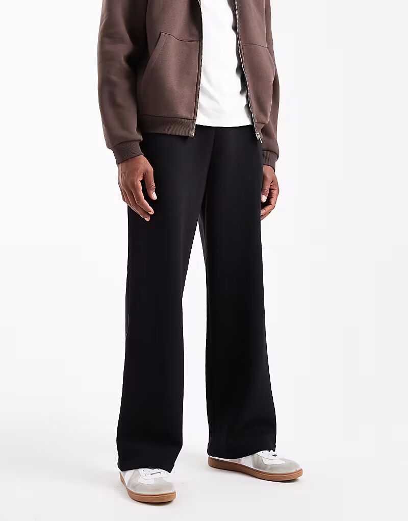 Широкие брюки-джоггеры Essentials черного цвета Asos Design
Широкие брюки-джоггеры Essentials черного цвета Asos Design