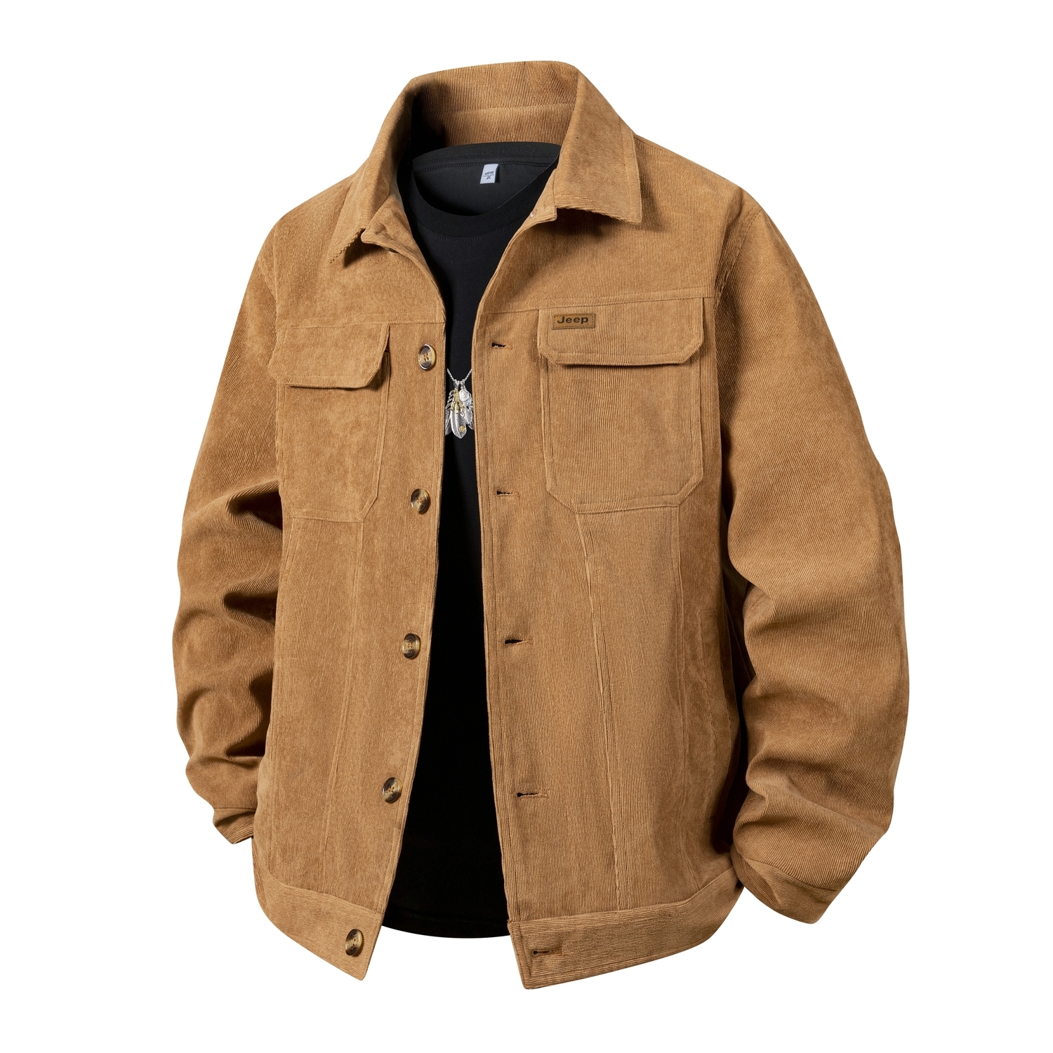 Рубашка мужская с лацканом Moderate Workwear Jeep, темно-хаки
Рубашка мужская с лацканом Moderate Workwear Jeep, темно-хаки