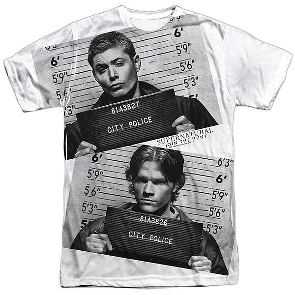 Футболка Supernatural mug shots Licensed Character
Футболка Supernatural mug shots Licensed Character