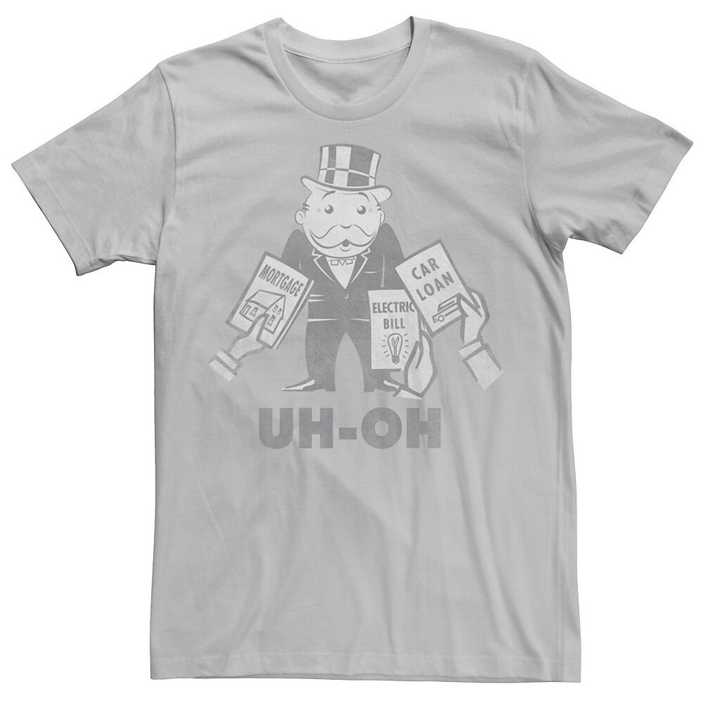 Мужская футболка с рисунком «Человек-монополист платит по счетам слишком» Licensed Character, цвет Silver
Мужская футболка с рисунком «Человек-монополист платит по счетам слишком» Licensed Character, цвет Silver