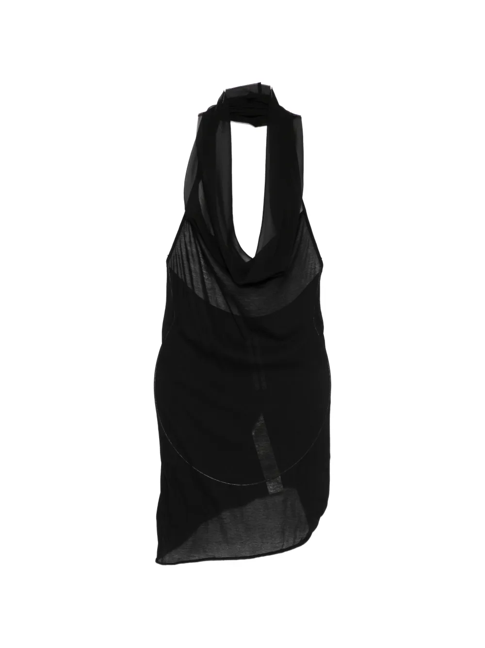 Топ с U-образным вырезом Rick Owens, черный
Топ с U-образным вырезом Rick Owens, черный