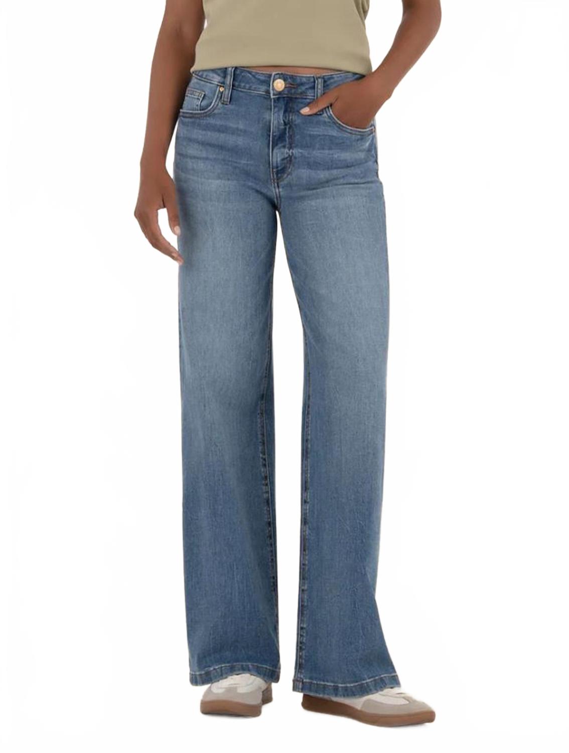 KUT FROM THE KLOTH Женские джинсы с высокой посадкой, широкими штанинами и аккуратным низом, цвет Ablaze
KUT FROM THE KLOTH Женские джинсы с высокой посадкой, широкими штанинами и аккуратным низом, цвет Ablaze