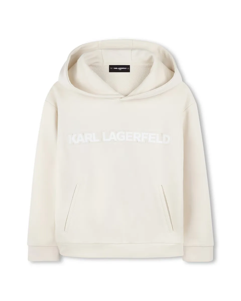 Толстовка с капюшоном для мальчиков с логотипом спереди Karl Lagerfeld Kids, бежевый
Толстовка с капюшоном для мальчиков с логотипом спереди Karl Lagerfeld Kids, бежевый