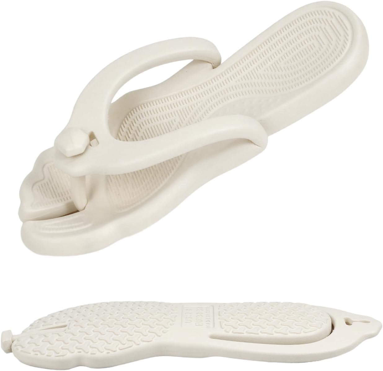 Вьетнамки Rosoz для женщин и мужчин, складные дорожные тапочки, легкие шлепанцы для душа, нескользящие, быстро сохнущие, для ванной, кемпинга и пляжа, бежевый
Вьетнамки Rosoz для женщин и мужчин, складные дорожные тапочки, легкие шлепанцы для душа, нескользящие, быстро сохнущие, для ванной, кемпинга и пляжа, бежевый