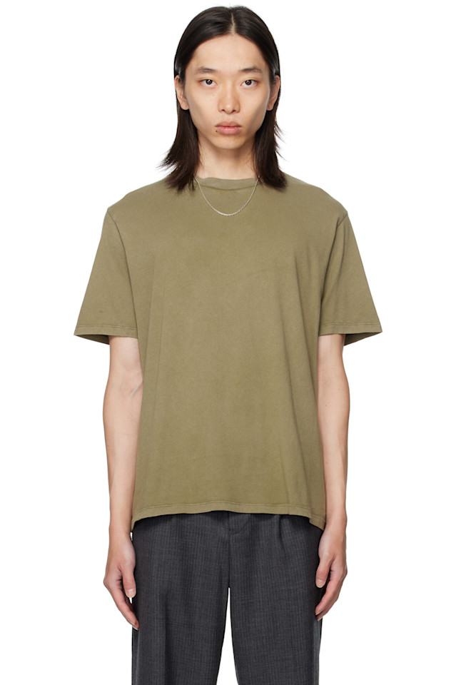 Our Legacy Футболка-Бокс цвета хаки
Our Legacy Футболка-Бокс цвета хаки