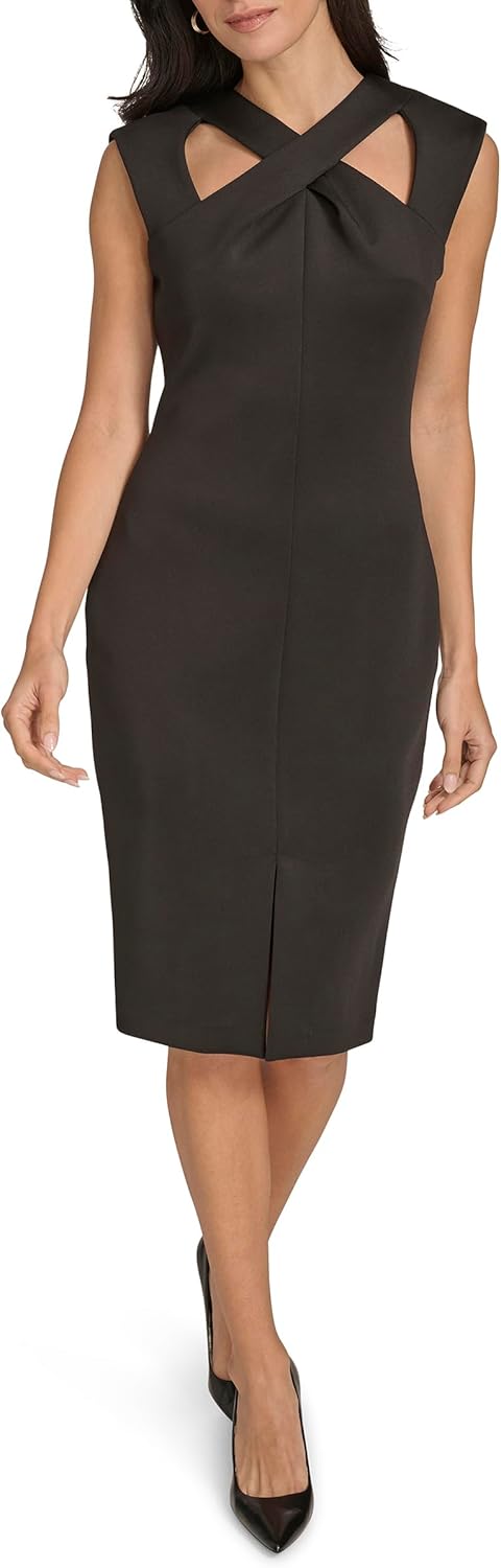 Женское базовое платье-футляр Calvin Klein с перекрещивающимся вырезом, Black
Женское базовое платье-футляр Calvin Klein с перекрещивающимся вырезом, Black