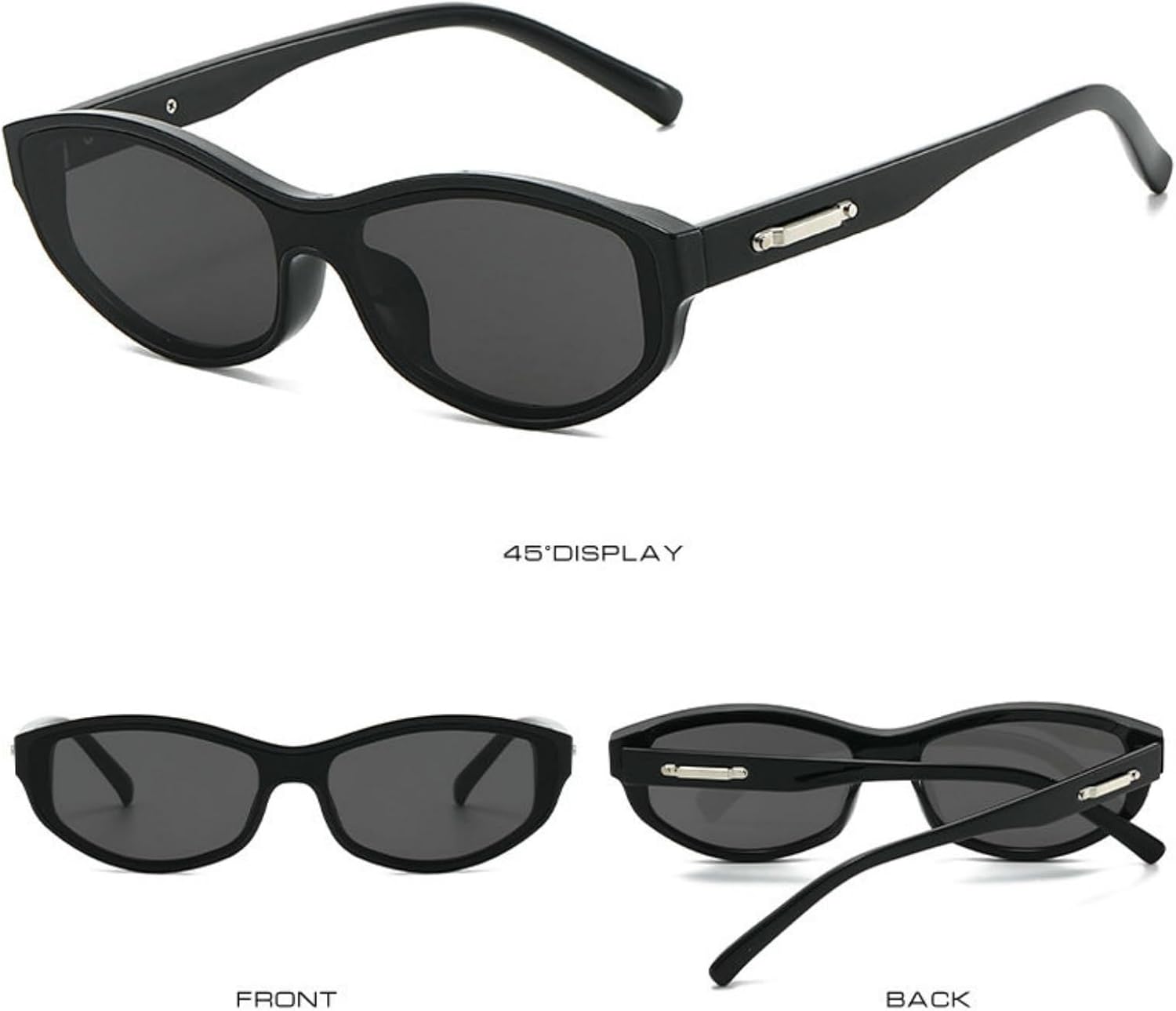 Солнцезащитные очки Willochra в стиле ретро, квадратные, для женщин, 2026 год, маленькие, стильные, «кошачий глаз», солнцезащитные очки неправильной формы, черные, в стиле панк, C1
Солнцезащитные очки Willochra в стиле ретро, квадратные, для женщин, 2026 год, маленькие, стильные, «кошачий глаз», солнцезащитные очки неправильной формы, черные, в стиле панк, C1