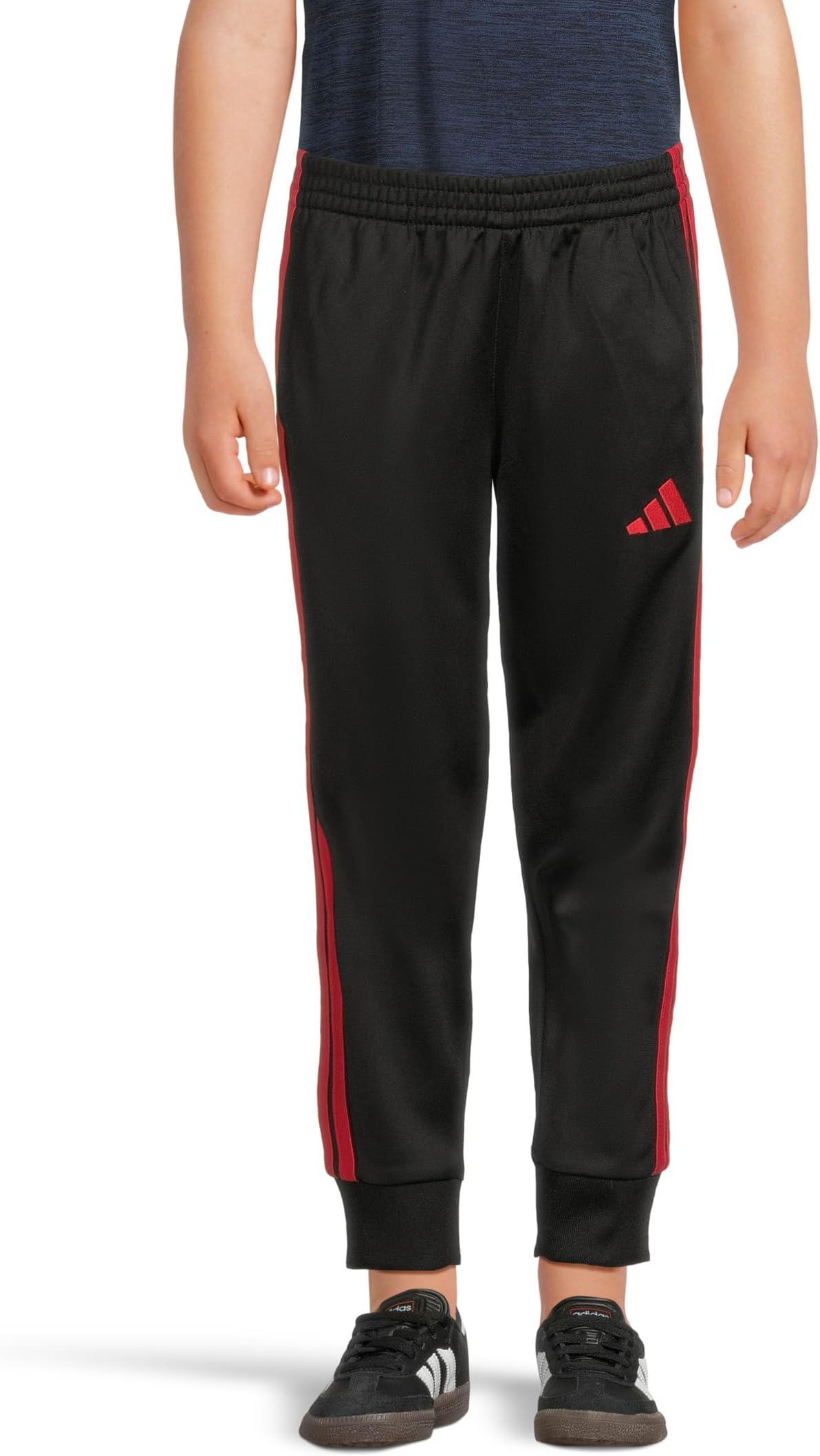 Трикотажные брюки-джоггеры с тремя полосками и эластичным поясом adidas Kids, Black/Red
Трикотажные брюки-джоггеры с тремя полосками и эластичным поясом adidas Kids, Black/Red