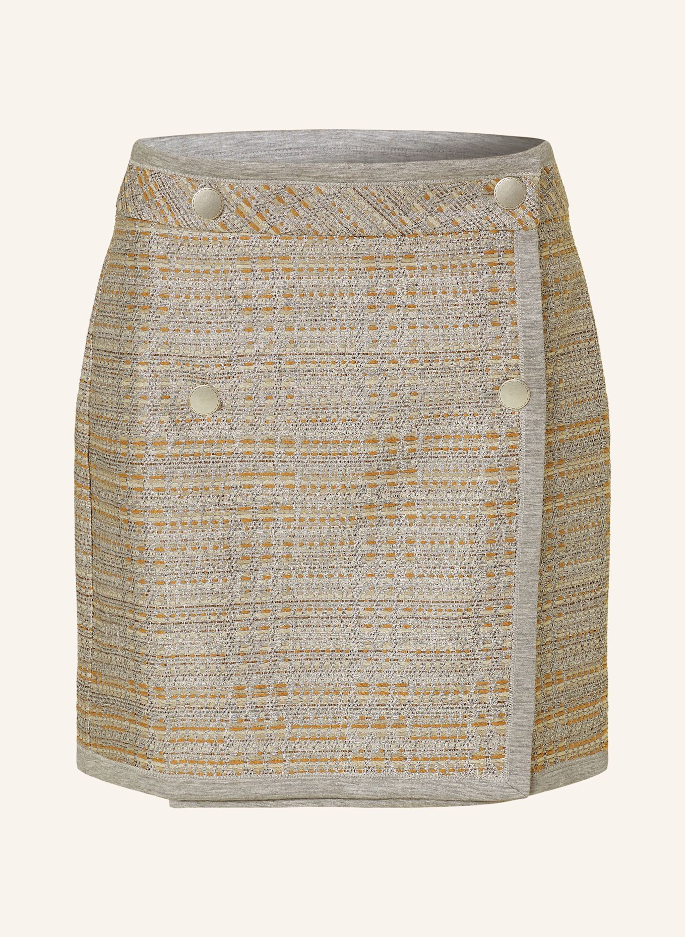 Юбка из твида с блестящей пряжей Sem Per Lei, мультиколор
Юбка из твида с блестящей пряжей Sem Per Lei, мультиколор