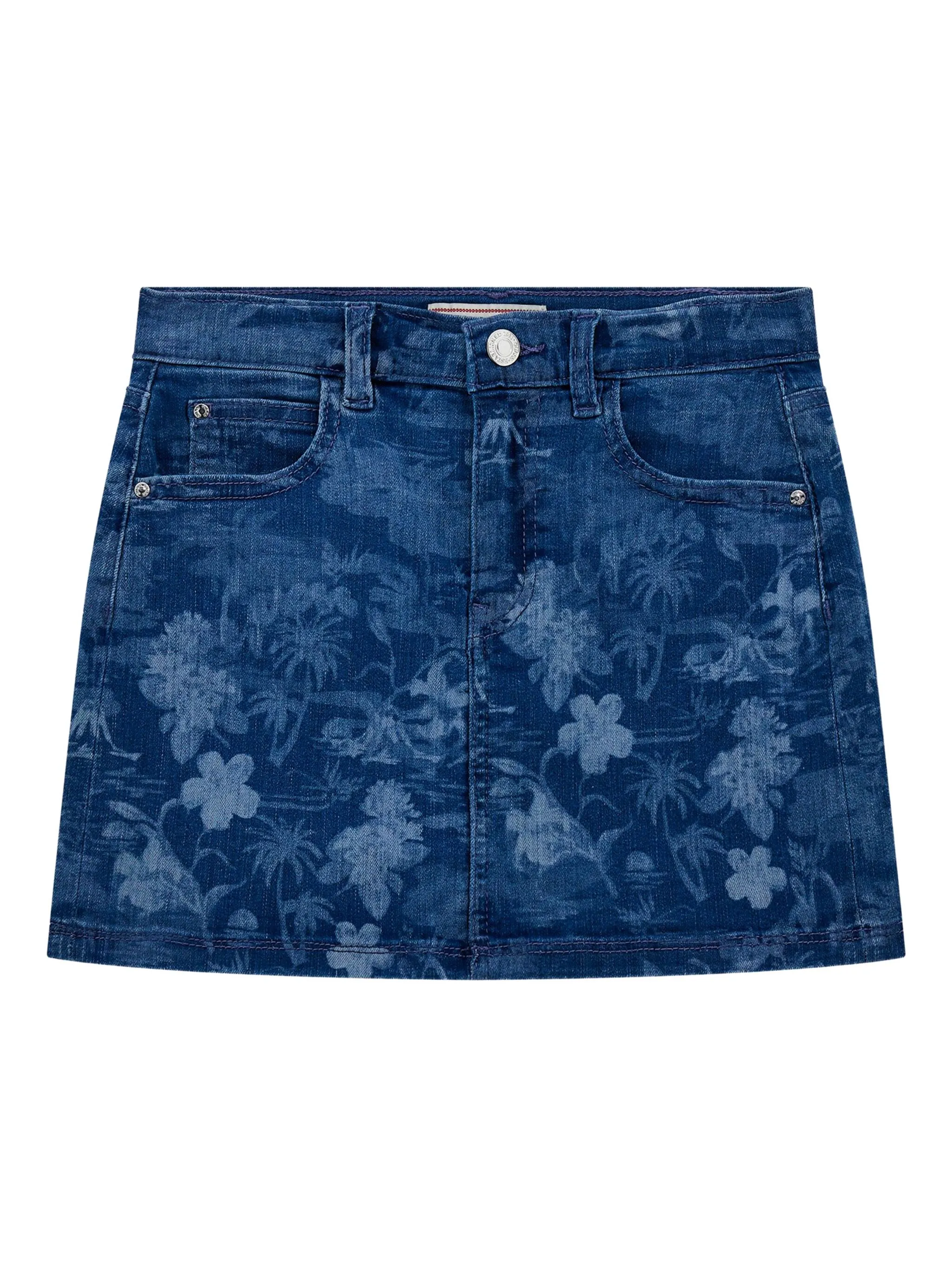 Джинсовая юбка с цветочным принтом Guess Kids, синий
Джинсовая юбка с цветочным принтом Guess Kids, синий