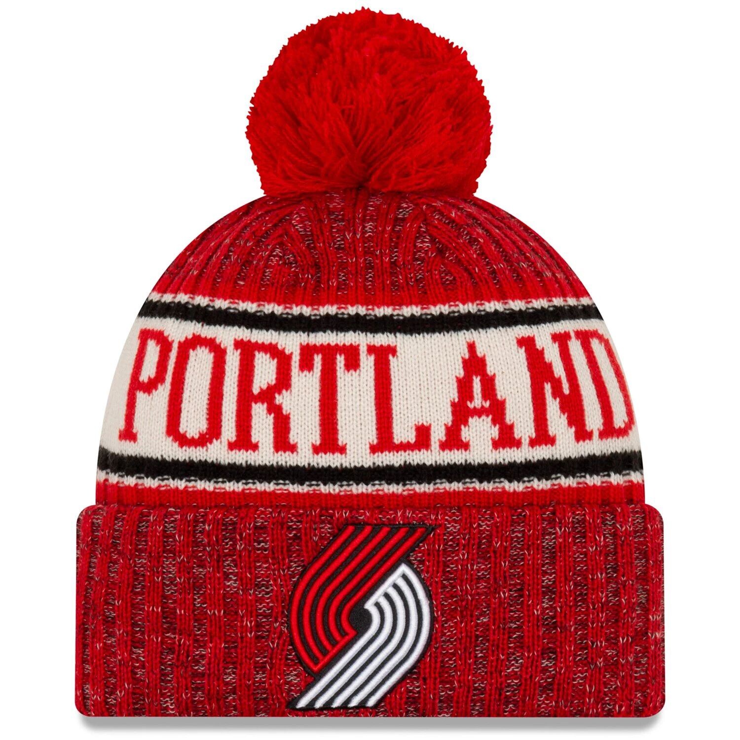 Мужская спортивная вязаная шапка New Era Red Portland Trail Blazers с манжетами и помпоном
Мужская спортивная вязаная шапка New Era Red Portland Trail Blazers с манжетами и помпоном