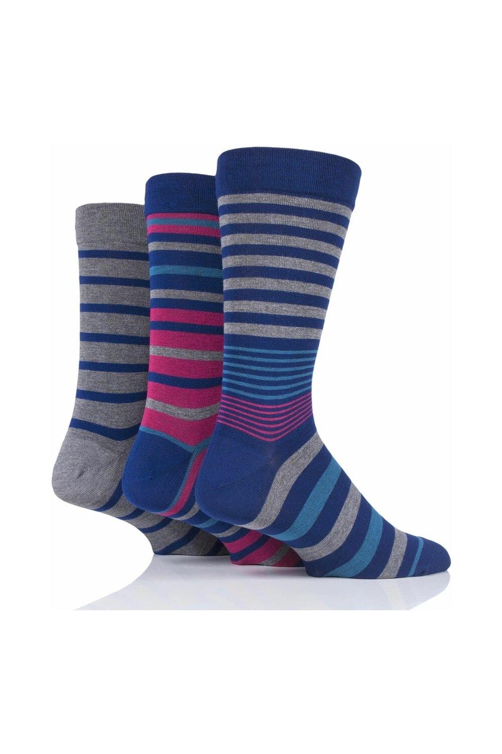 3 пары удобных носков в полоску из бамбука с гладкими швами на пальцах ног SOCKSHOP, зеленый
3 пары удобных носков в полоску из бамбука с гладкими швами на пальцах ног SOCKSHOP, зеленый