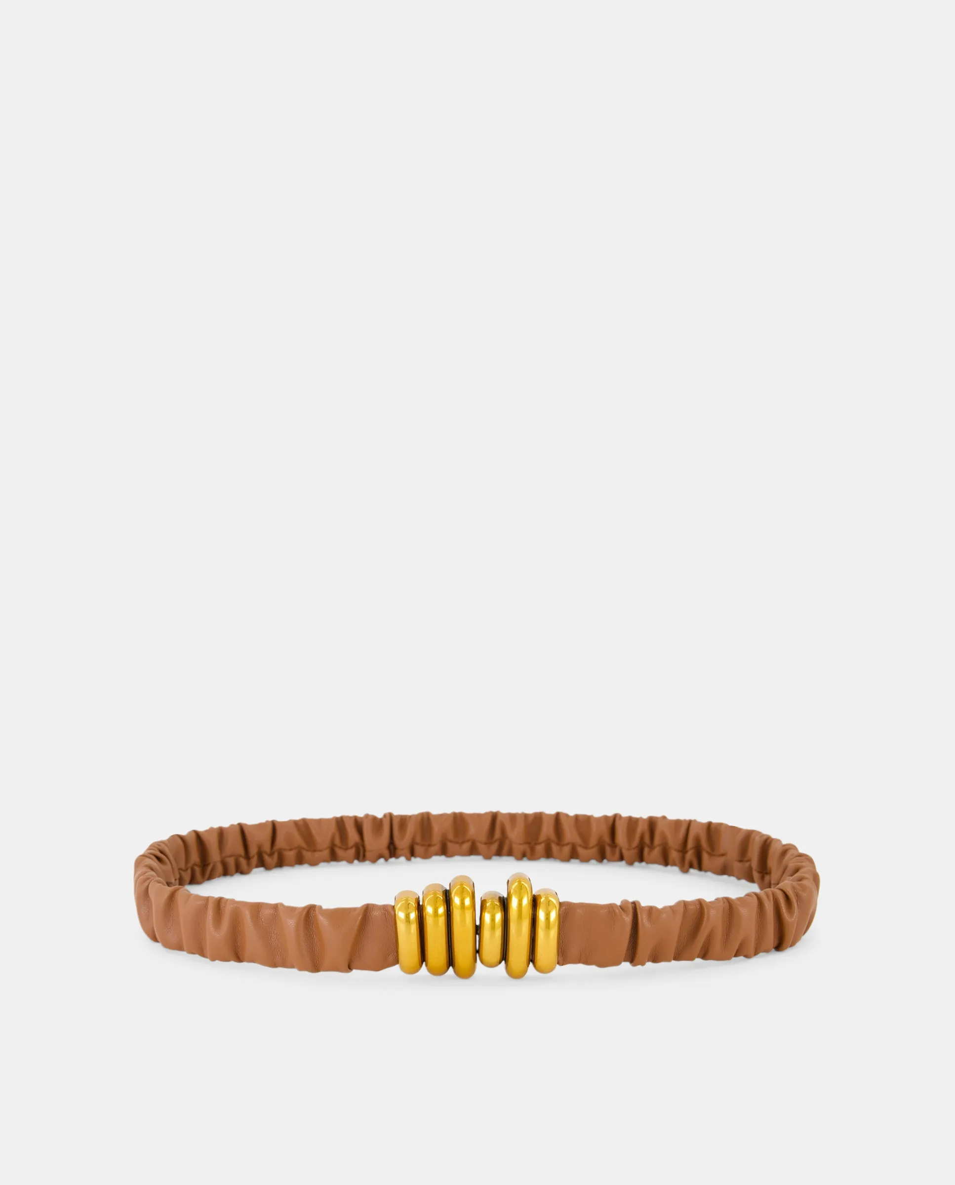 Экокожаный пояс однотонный Jo & Mr. Joe, песочный
Экокожаный пояс однотонный Jo & Mr. Joe, песочный