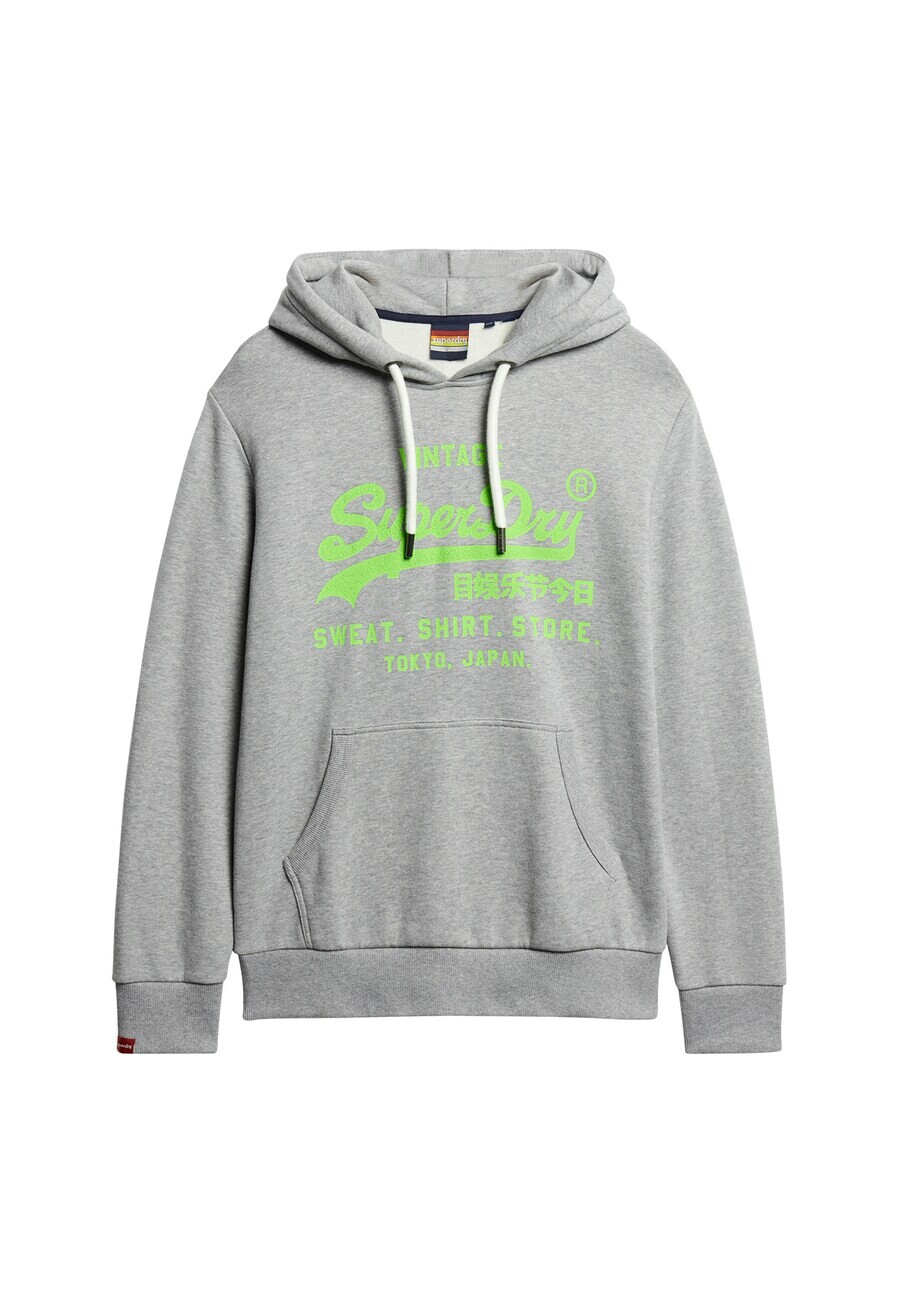 Толстовка с капюшоном Superdry Sweatshirt, пятнистый серый
Толстовка с капюшоном Superdry Sweatshirt, пятнистый серый