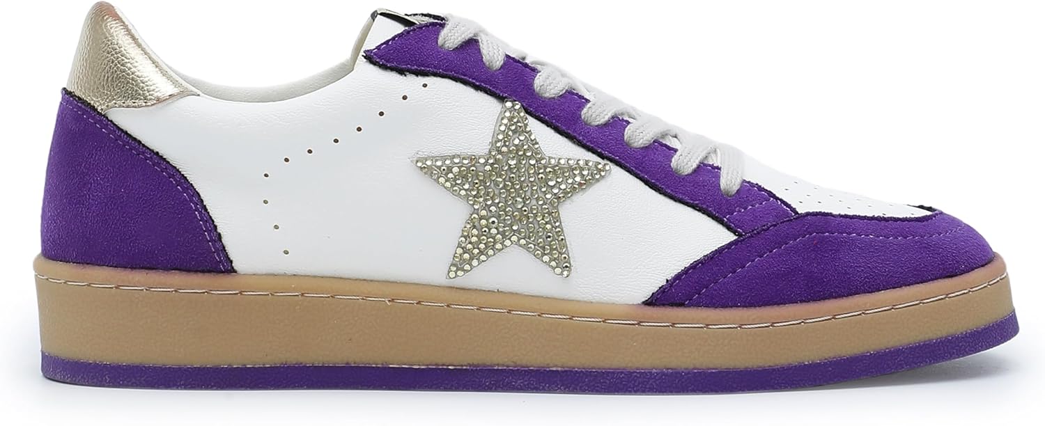 Кроссовки Mi.iM Avery с резиновой подошвой и шнуровкой Star, белый/фиолетовый
Кроссовки Mi.iM Avery с резиновой подошвой и шнуровкой Star, белый/фиолетовый