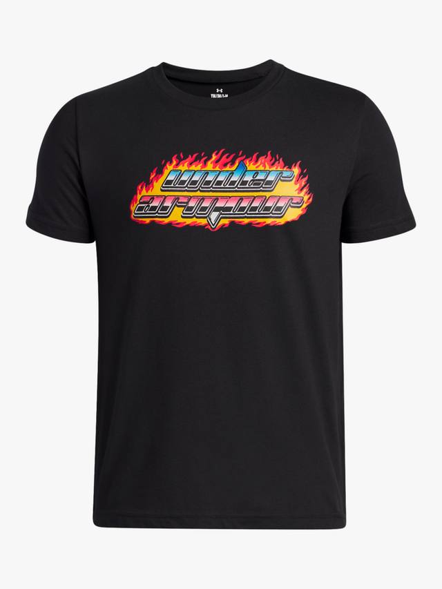 Детская футболка Flame из хлопкового материала Under Armour, Black/Red
Детская футболка Flame из хлопкового материала Under Armour, Black/Red