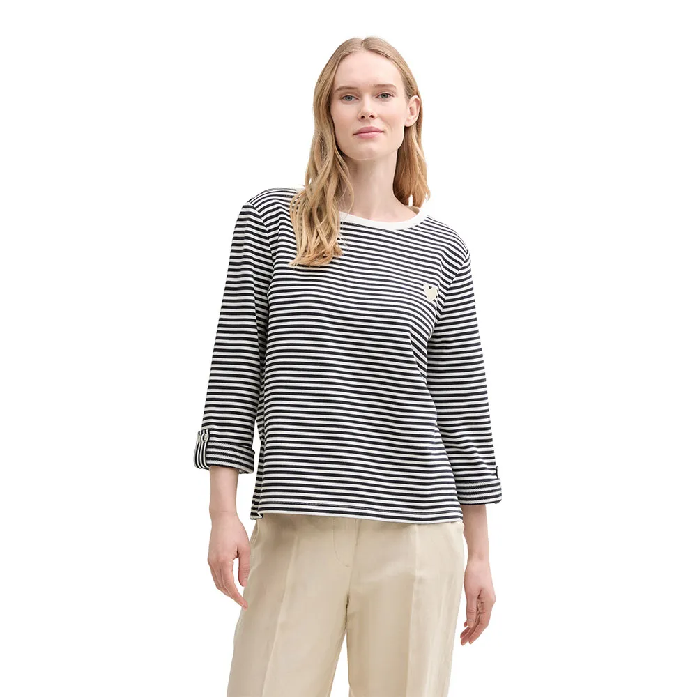 Толстовка Tom Tailor Striped, белый 
Толстовка Tom Tailor Striped, белый