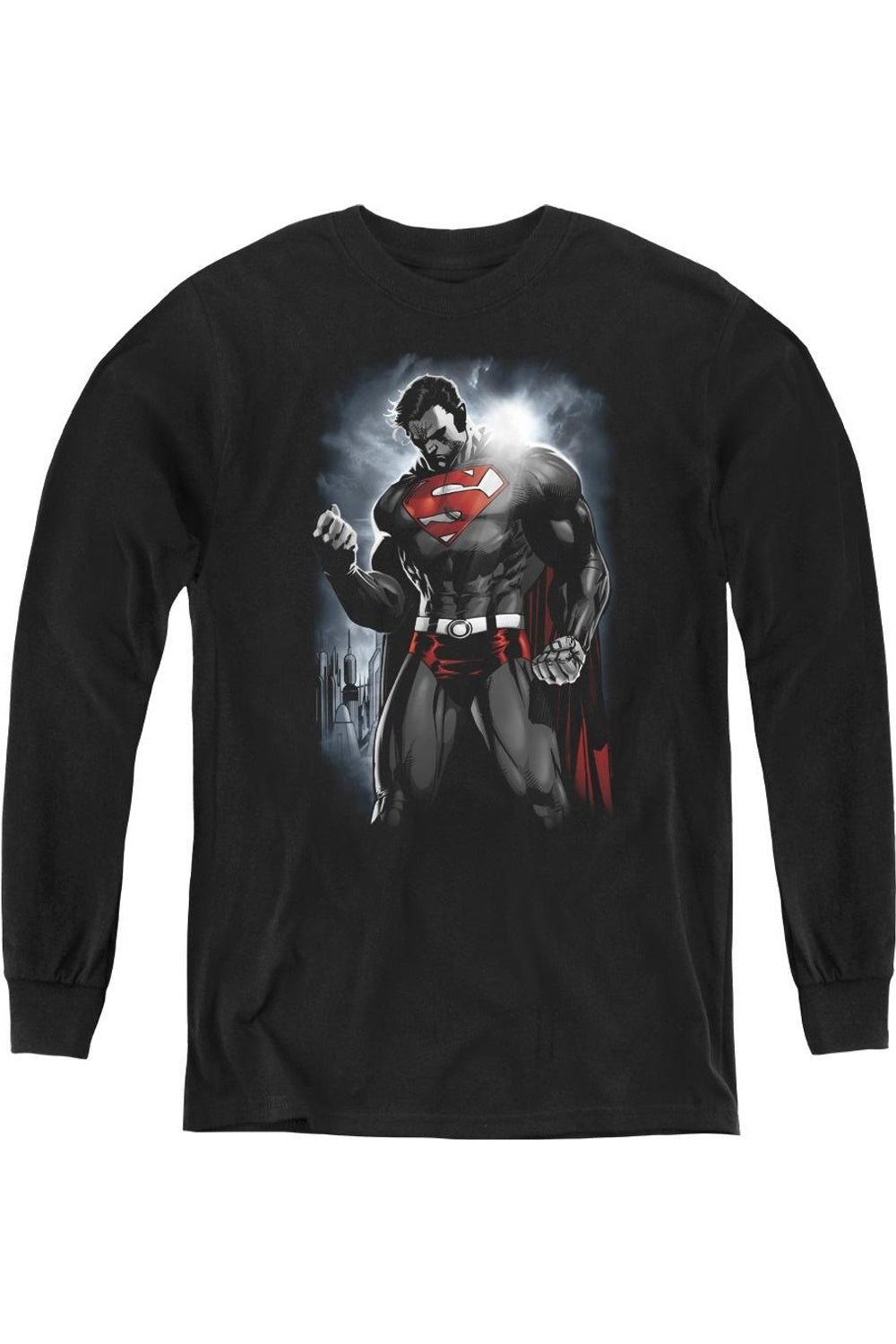 Футболка с длинным рукавом Superman Light Of The Sun для молодежи Gildan, черный
Футболка с длинным рукавом Superman Light Of The Sun для молодежи Gildan, черный