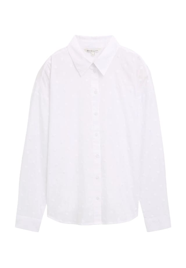 Хлопковая рубашка блузка Denim Tom Tailor, белый
Хлопковая рубашка блузка Denim Tom Tailor, белый