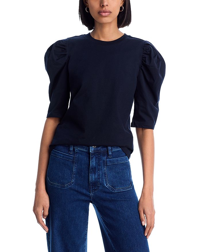 Футболка с драпировкой FRAME, синий
Футболка с драпировкой FRAME, синий