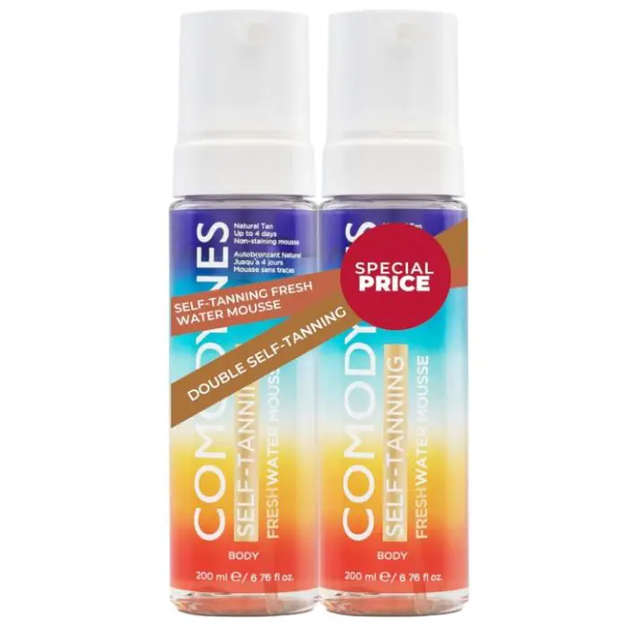 Автозагар duplo self tanning fresh water mousse autobronceador Comodynes, объем 2 x 200 мл
Автозагар duplo self tanning fresh water mousse autobronceador Comodynes, объем 2 x 200 мл