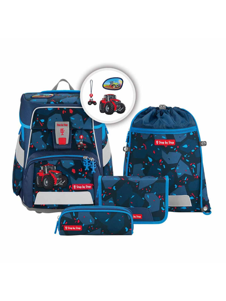 Step by Step Набор школьных сумок SPACE Tractor Freddy, 5 предметов, синий
Step by Step Набор школьных сумок SPACE Tractor Freddy, 5 предметов, синий